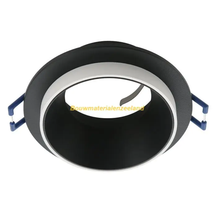 INB.SPOT/1 CAROSSO GU10 93MM ZWART/WIT