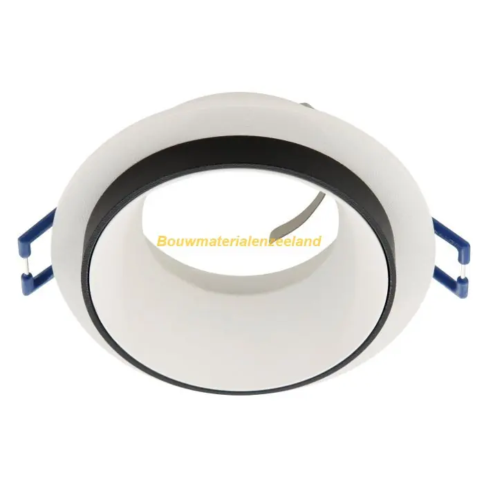 INB.SPOT/1 CAROSSO GU10 93MM ZWART/WIT