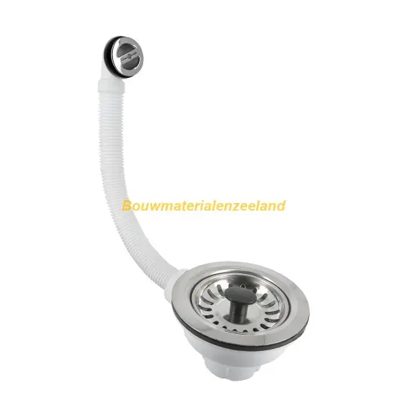 BONFIX RVS gootsteenplug S-237 met flexibele overl. 40 mm