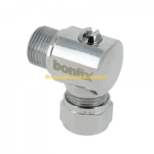 BONFIX kogelstopkraan haaks 3/8 inch buiten x12mm