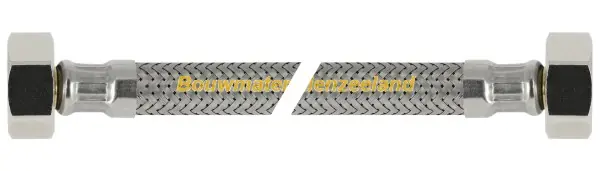 BONFIX Blister RVS Flexibele slang 50 cm 3/8" bi x 1/2" bi