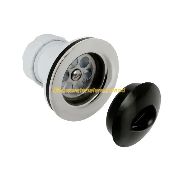 BONFIX RVS wastafelplug S-13 40mm M6 x 65 1 1/2 x 40 mm