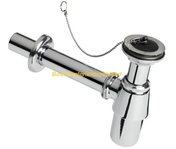 BONFIX messing verchroomde plugbekersifon diameter 63cm