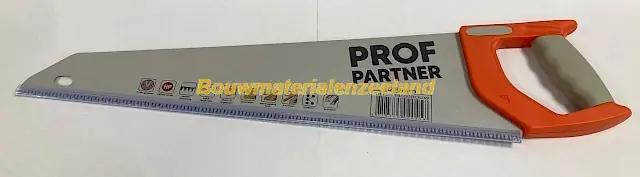 ProfPartner handzaag 3-vl geslepen 500mm 7 TPI