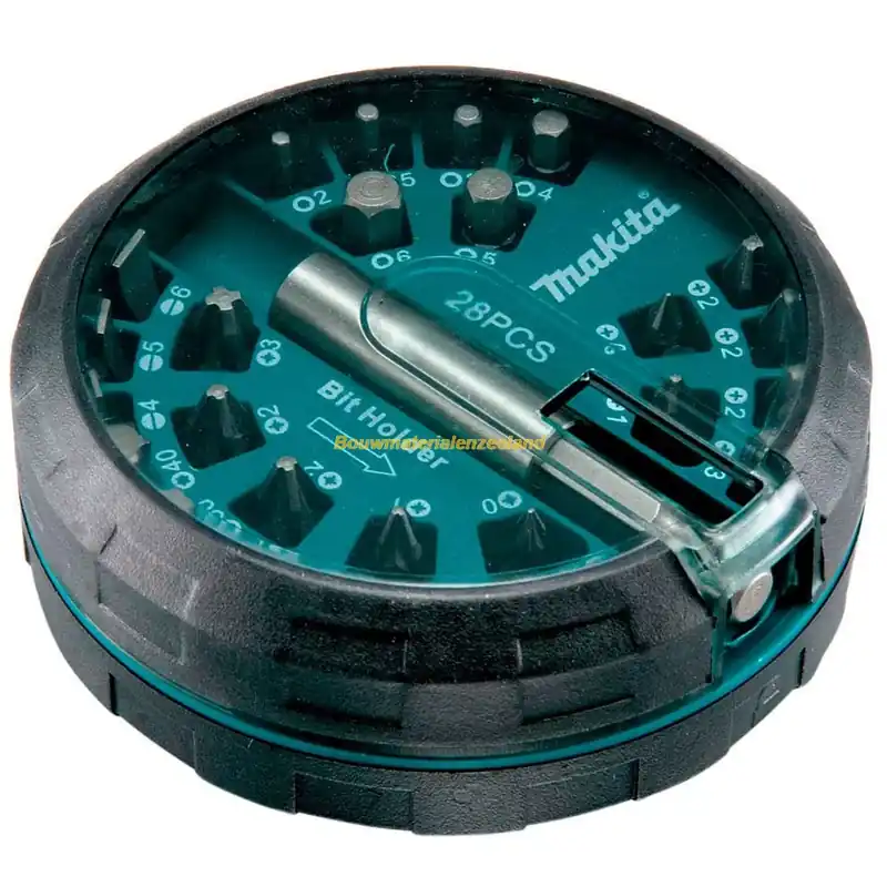 Makita Bitset 28-delig + magnetische bithouder