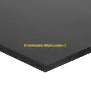 MDF Zwart 122x305x18 mm dik D&D