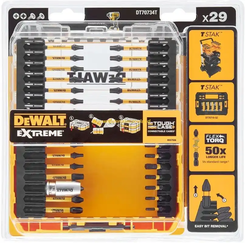DeWalt DT70734T-QZ 29-delig FlexTorq bitset