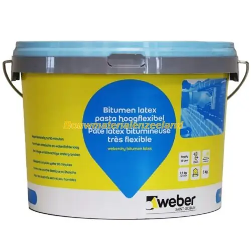 Weber Dry multi bitumen latex pasta emmer 5 kg