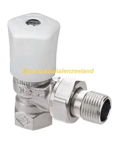 BONFIX Radiatorkraan 1/2" haaks met koppeling 1st