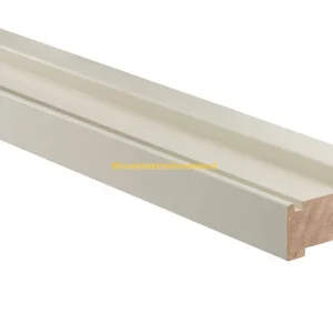 Geprofileerd kozijnhout bovendorpel WIT 66X110 lang 295 cm hardhout profiel A+