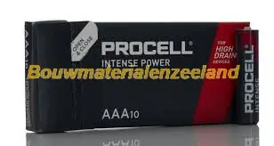 Duracell Procell Intense Batterij, niet oplaadbaar 1,5V LR03 AAA BR10