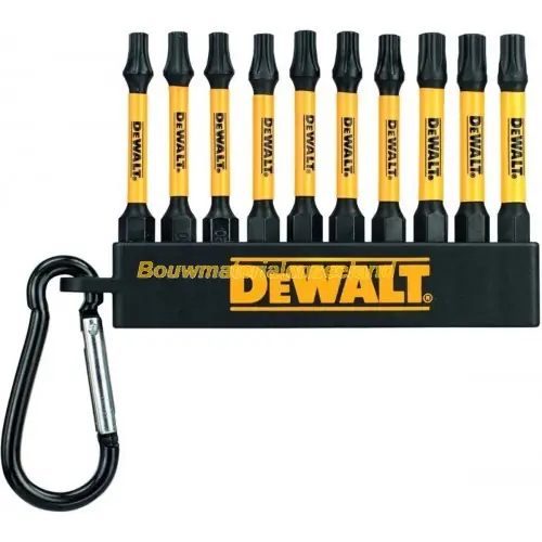DEWALT BITSET TORX 50MM SLEUTELHANGER 10-DELIG DT7275-QZ