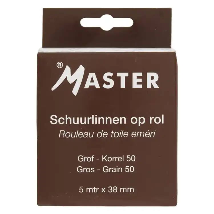 Schuurlinnen 38mmx5m korrel 50