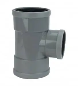 Pvc manchet Verloop T-stuk 45 gr. 3x manchet