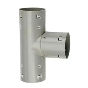 Pvc drain verloop t-stuk 80x60x80