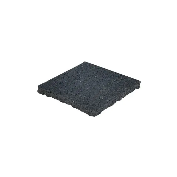 Rubberen tegeldragers 10x10x1cm | zwart
