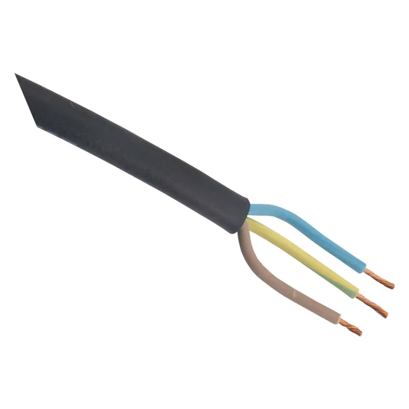 Rubber kabel glad – 3 x 1.0 mm²