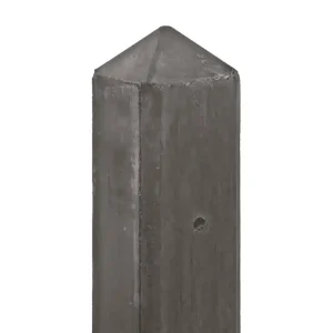 Betonpaal antraciet ongecoat HOEK-model 10,0×10,0x280cm