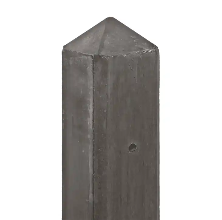 Betonpaal antraciet ongecoat HOEK-model 10,0×10,0x280cm