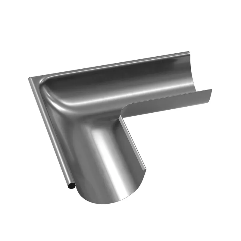 BILKA MAGNELIS Buitenhoek Dakgoot | 150mm| Ongecoat – thermisch verzinkt staal