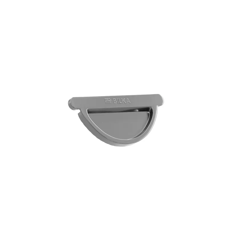 BILKA MAGNELIS Eindkap dakgoot | 150mm | Ongecoat – thermisch verzinkt staal