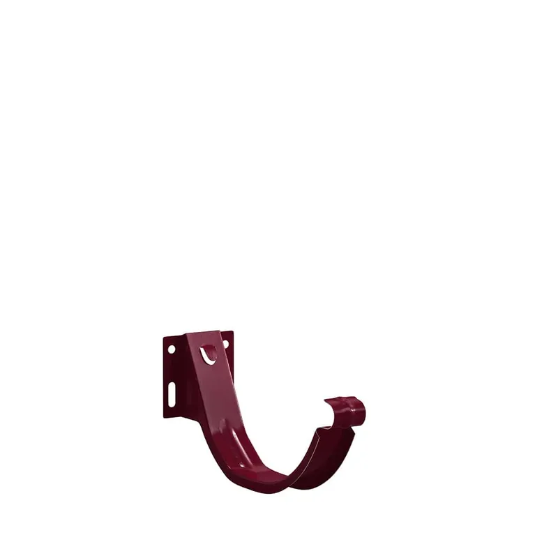 BILKA GLOSSY Goothaak verstelbaar | 125mm | RAL 3005 Wijnrood | Tweezijdig glossy gecoat