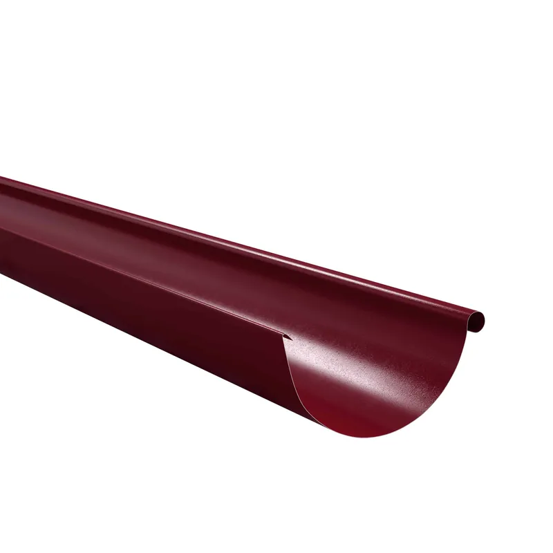 BILKA GLOSSY Dakgoot | 150mm | 2 m | RAL 3005 Wijnrood | Tweezijdig glossy gecoat