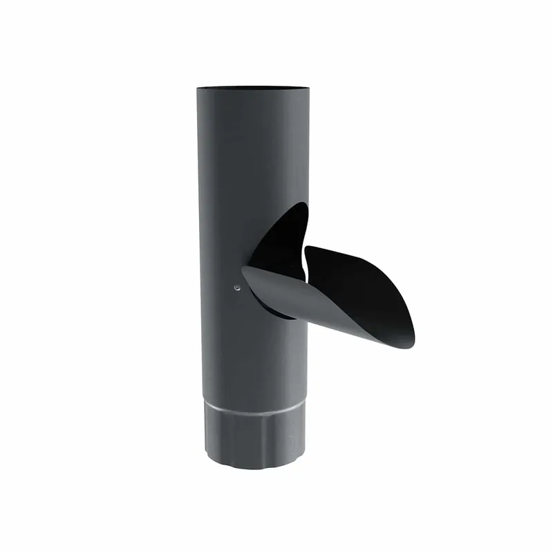 BILKA MAT Aftappunt | 100mm | RAL 7024 Grafietgrijs | Tweezijdig mat gecoat