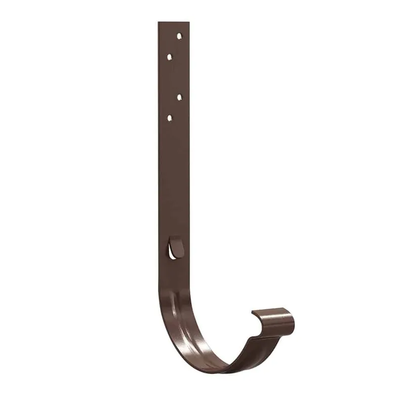 BILKA MAT Goothaak 210mm | 125mm | RAL 9005 Matzwart | Tweezijdig mat gecoat