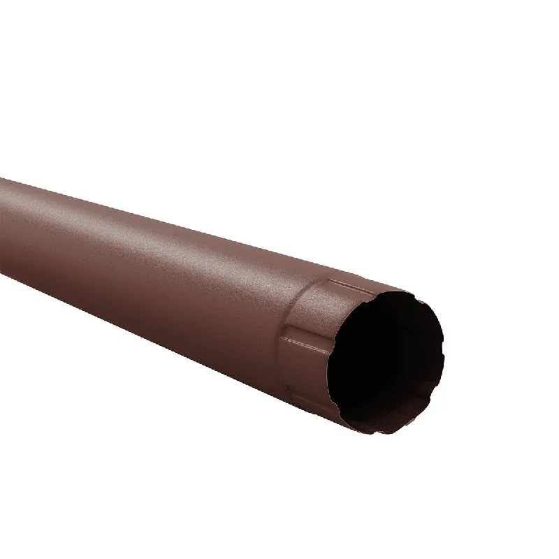 BILKA MAT Regenpijp | 100mm | 3 m | RAL 8017 Chocoladebruin | Tweezijdig mat gecoat