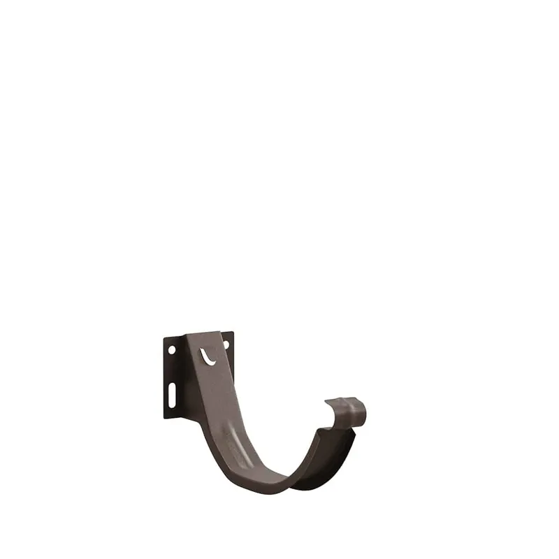 BILKA MAT Goothaak verstelbaar | 125mm | RAL 8019 Grijsbruin | Tweezijdig mat gecoat