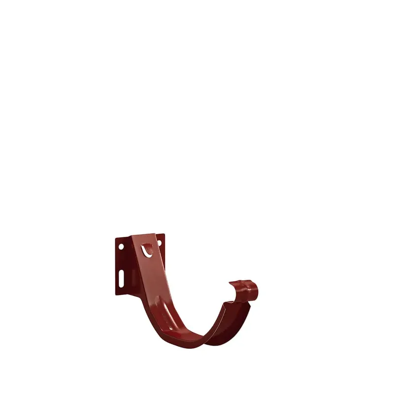 BILKA GLOSSY Goothaak verstelbaar | 125mm | RAL 3009 Roestrood | Tweezijdig glossy gecoat