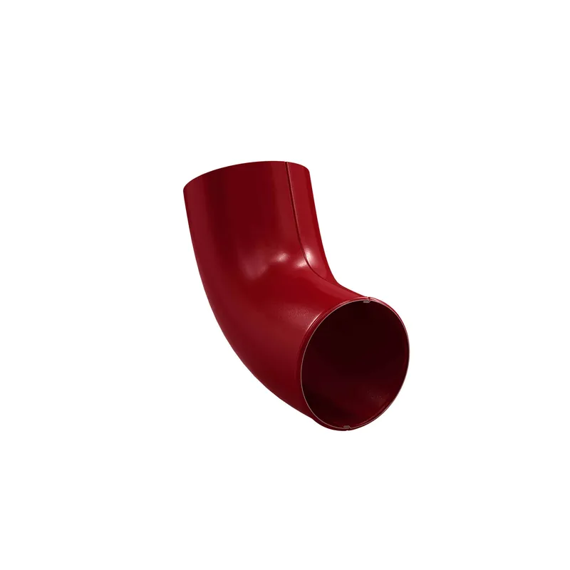 BILKA GLOSSY Regenpijp uitloop | 100mm | RAL 3011 Bruinrood | Tweezijdig glossy gecoat