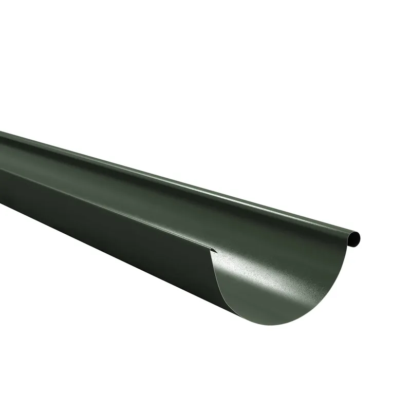 BILKA GLOSSY Dakgoot | 125mm | 4 m | RAL 6020 Chroomgroen | Tweezijdig glossy gecoat