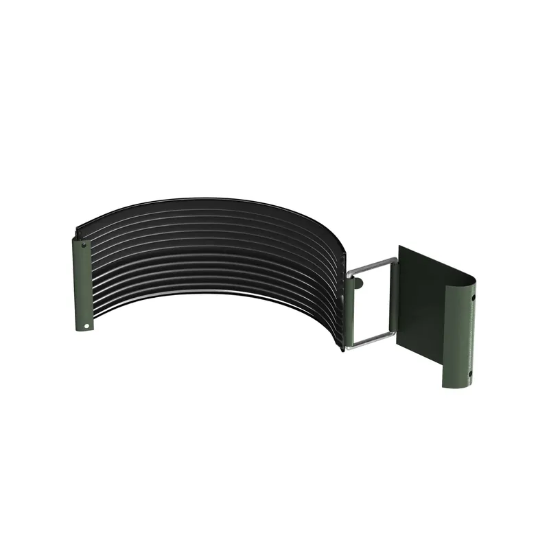 BILKA GLOSSY Gootverbinding | 125mm | RAL 6020 Chroomgroen | Tweezijdig glossy gecoat