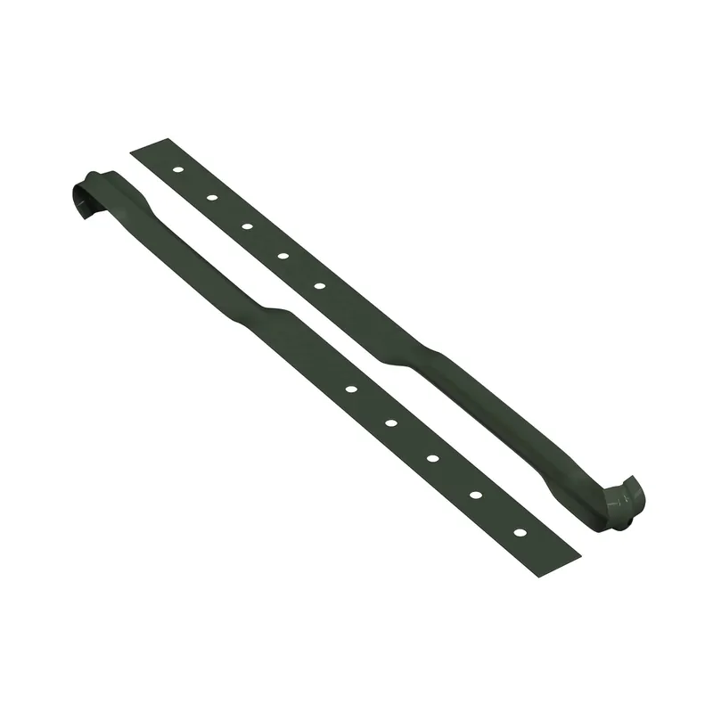 BILKA GLOSSY Gootflens | 150mm | RAL 6020 Chroomgroen | Tweezijdig glossy gecoat