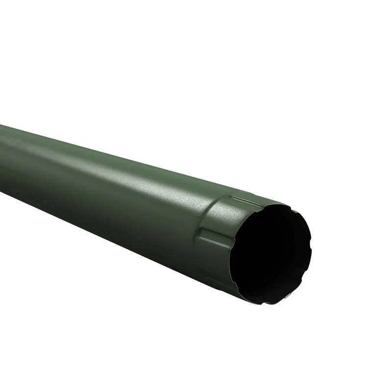 BILKA GLOSSY Regenpijp | 100mm | 3 m | RAL 6020 Chroomgroen | Tweezijdig glossy gecoat