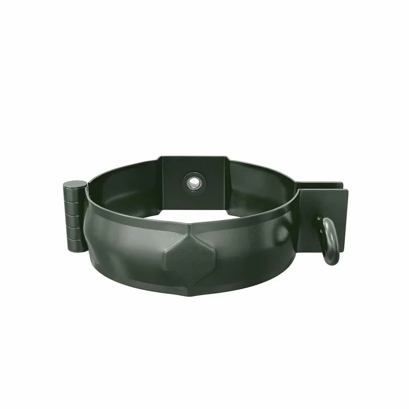 BILKA GLOSSY Pijpklem | 100mm | RAL 6020 Chroomgroen | Tweezijdig glossy gecoat