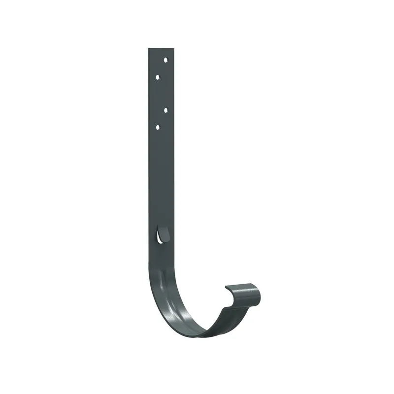 BILKA GLOSSY Goothaak 210mm | 125mm | RAL 7011 Grijs | Tweezijdig glossy gecoat
