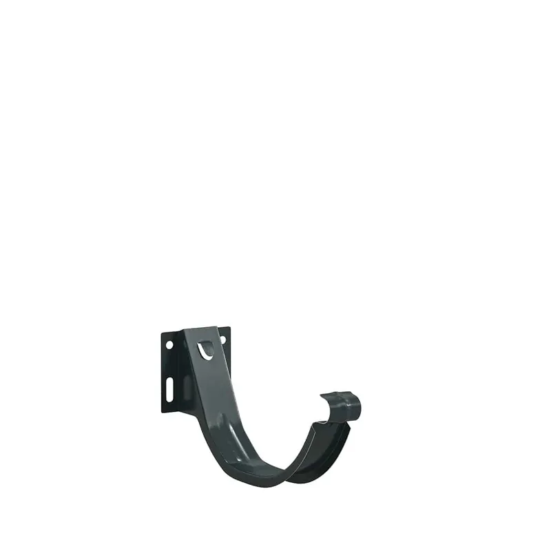 BILKA GLOSSY Goothaak verstelbaar | 150mm | RAL 7011 Grijs | Tweezijdig glossy gecoat