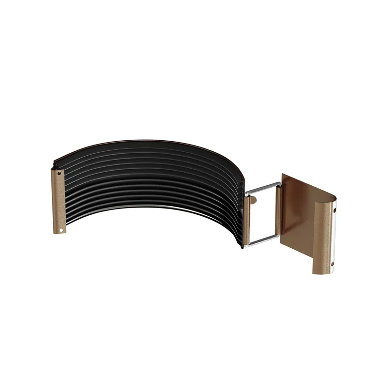 BILKA GLOSSY Gootverbinding | 150mm | RAL 8003 Kleibruin | Tweezijdig glossy gecoat