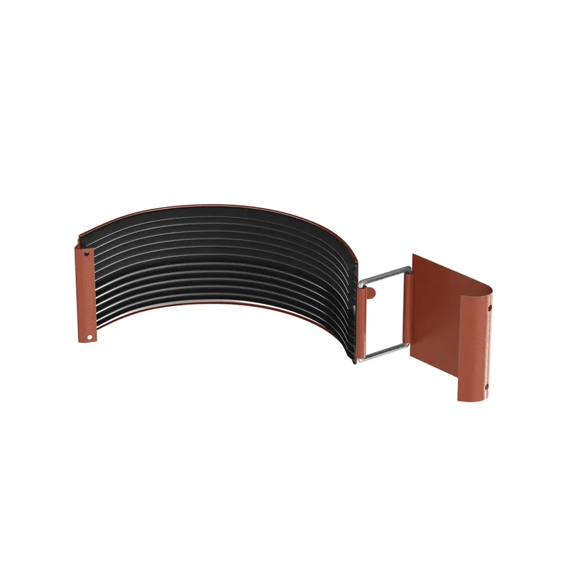 BILKA GLOSSY Gootverbinding | 125mm | RAL 8004 Koperbruin | Tweezijdig glossy gecoat