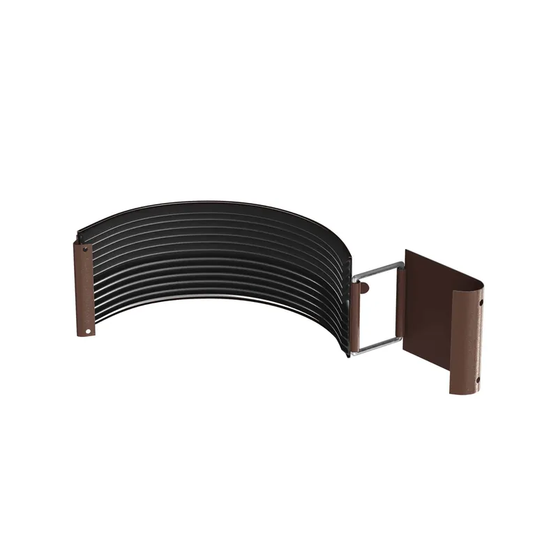 BILKA GLOSSY Gootverbinding | 125mm | RAL 8017 Chocoladebruin | Tweezijdig glossy gecoat