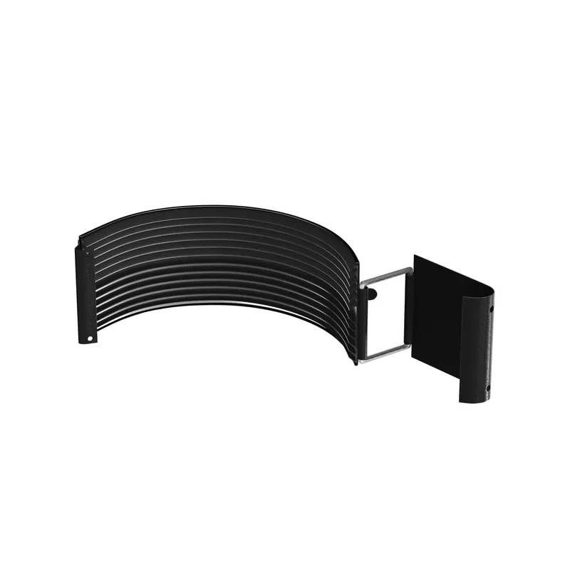 BILKA GLOSSY Gootverbinding | 150mm | RAL 9005 Zwart | Tweezijdig glossy gecoat