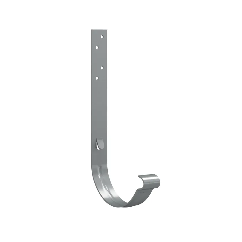 BILKA GLOSSY Goothaak 210mm | 150mm | RAL 9006 Zilverkleur | Tweezijdig glossy gecoat