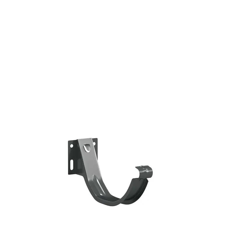 BILKA GLOSSY Goothaak verstelbaar | 150mm | RAL 9006 Zilverkleur | Tweezijdig glossy gecoat
