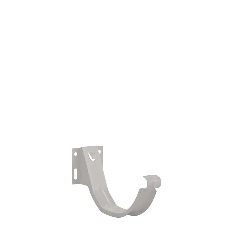 BILKA GLOSSY Goothaak verstelbaar | 125mm | RAL 9010 Wit | Tweezijdig glossy gecoat