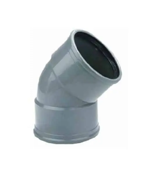 Pvc manchet Bocht 30 gr. 2x manchet 160mm