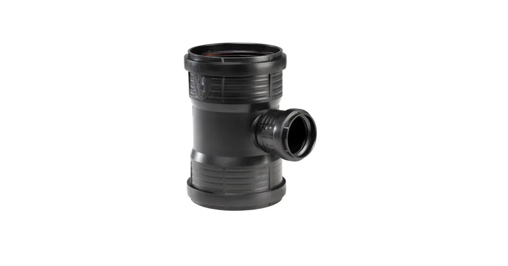 pp verloop T-stuk 87,5 graden, 3 x manchet