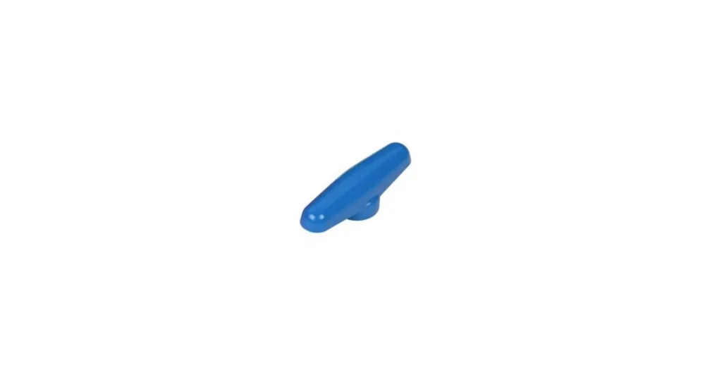 VDL handgreep voor pvc-kogelafsluiter, blauw